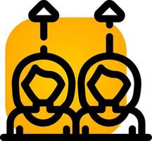 Same Approach Creative Icon Design vector