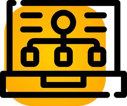 frente final desarrollo creativo icono diseño vector