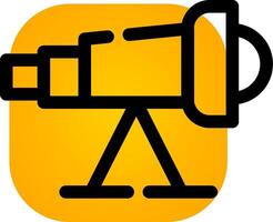 Telescope Creative Icon Design vector