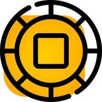 Coin Creative Icon Design vector