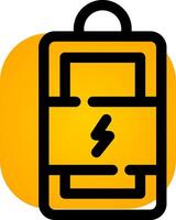 Charging Battery Creative Icon Design vector