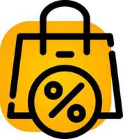 Bag Creative Icon Design vector