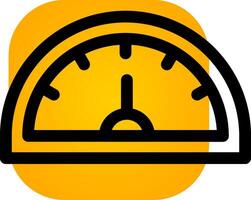 Speedometer Creative Icon Design vector