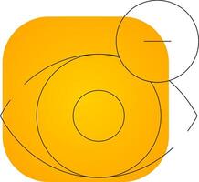 Shortsighted Creative Icon Design vector