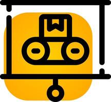 Machine Learning Creative Icon Design vector