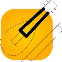 Violin Creative Icon Design vector