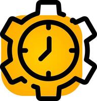 Time Management Creative Icon Design vector