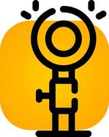Light Creative Icon Design vector
