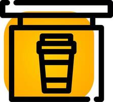 Coffee Shop Creative Icon Design vector
