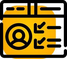 Profile Creative Icon Design vector