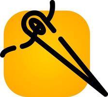 Needle Creative Icon Design vector