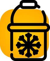 Frozen Bait Creative Icon Design vector
