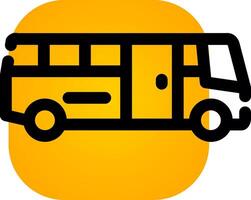 diseño de icono creativo de autobús escolar vector