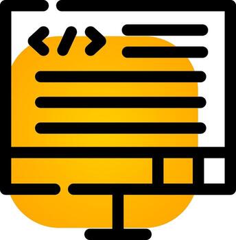 Code Creative Icon Design vector