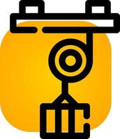 Pulley Creative Icon Design vector