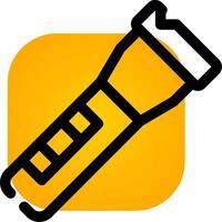 Flashlight Creative Icon Design vector