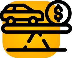 Fair Market Value Creative Icon Design vector