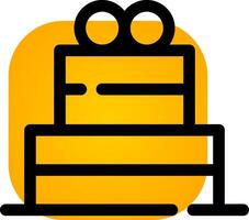 Cake Creative Icon Design vector