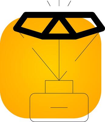 Glyph Gradient Circle Design
