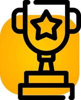 Trophy Creative Icon Design vector