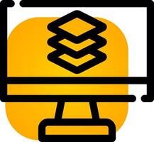 Layers Creative Icon Design vector
