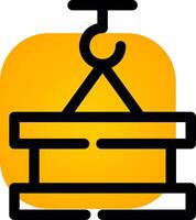 Crane Creative Icon Design vector