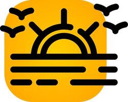 Sunrise Creative Icon Design vector