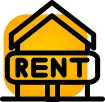 Rent Creative Icon Design vector