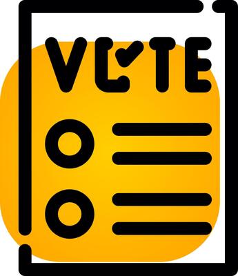 Ballot Creative Icon Design