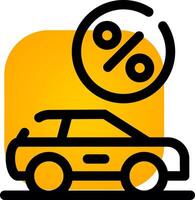 Vehicle Leasing Creative Icon Design vector