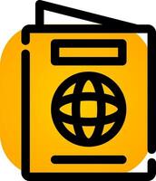 Passport Creative Icon Design vector