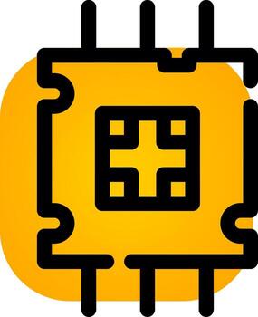 Processor Creative Icon Design vector