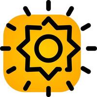 Sun Creative Icon Design vector