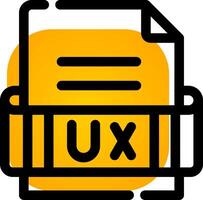 Ux Format Creative Icon Design vector