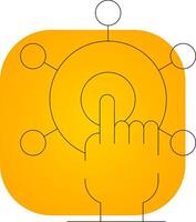 Interactivity Creative Icon Design vector