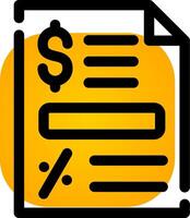 Bill Creative Icon Design vector