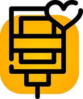 Transfusion Creative Icon Design vector
