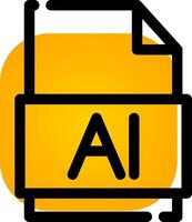 Ai File Creative Icon Design vector