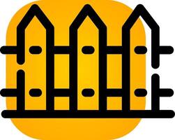 Fence Creative Icon Design vector