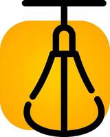 Punching Ball Creative Icon Design vector