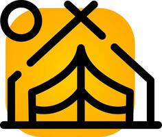 Camping Creative Icon Design vector