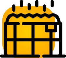 Hot Tub Creative Icon Design vector
