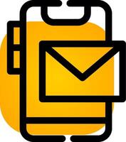 Email Creative Icon Design vector