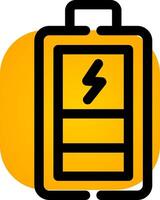 Charging Battery Creative Icon Design vector