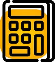 diseño de icono creativo de calculadora vector