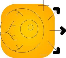 Longsighted Creative Icon Design vector