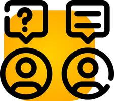 Discussion Creative Icon Design vector