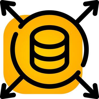 Data Driven Creative Icon Design vector