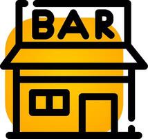 Bar Creative Icon Design vector