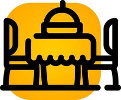 Dinner Creative Icon Design vector